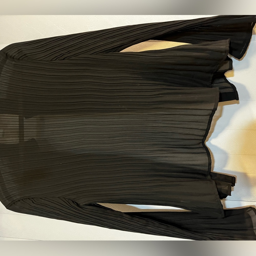 Worthington Black Sheer Top